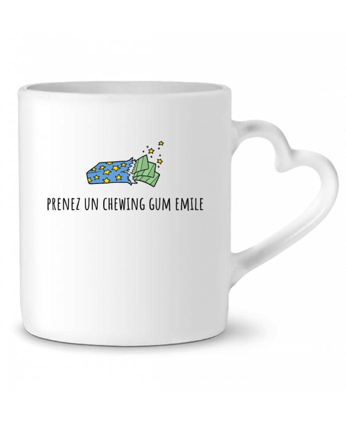 Mug Coeur Prenez Un Chewing Gum Emile Citation Film La Cite De La Peur Mlle Coco