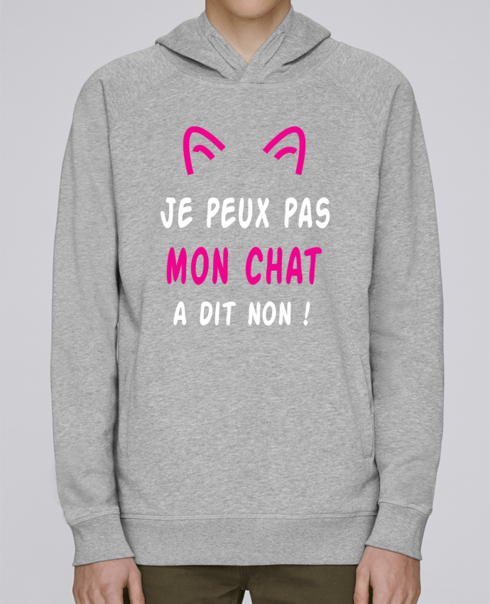 Sweat Col Rond Unisex Stanley Stella Rise Je Peux Pas J Ai Chat Et A Dit Non Humour Drole Jorrie