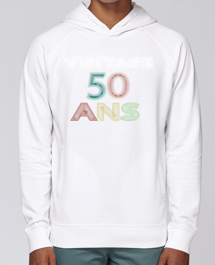 Sweat Capuche Homme Stanley Base Vintage 50 Ans Anniversaire Tunetoo