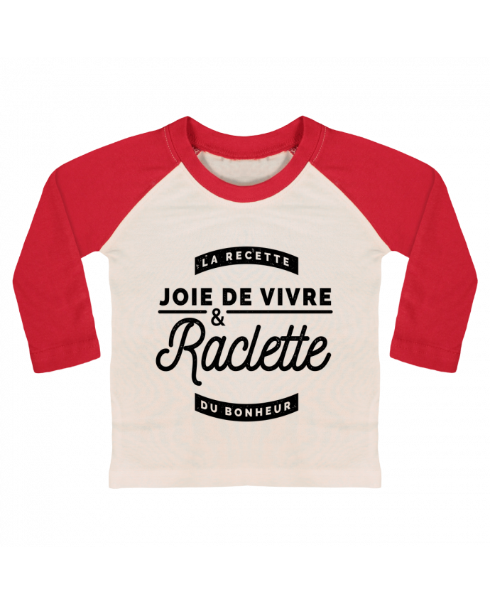 T Shirt Bebe Baseball Manches Longues Joie De Vivre Et Raclette Rustic Tunetoo