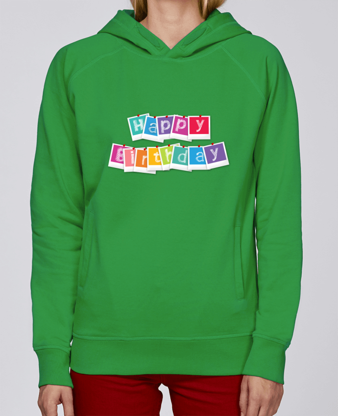 Sweat Capuche Femme Stanley Base Happy Birthday Bon Anniversaire Tunetoo