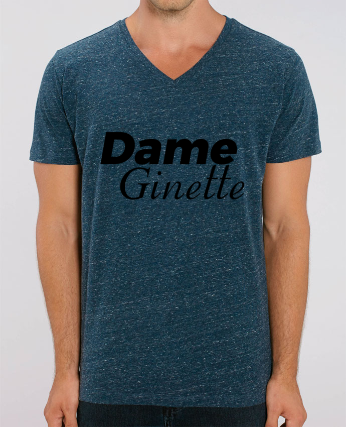 Tee Shirt Homme Col V Stanley Presenter Dame Ginette Idee Cadeau Tunetoo