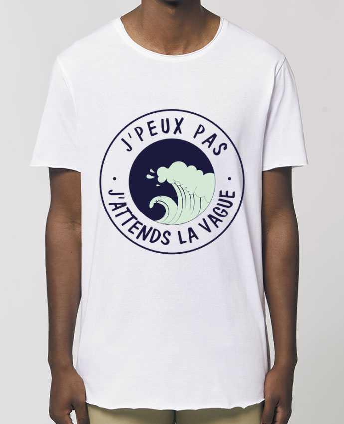 T Shirt Long Stanley SKATER Je peux pas j attends la vague