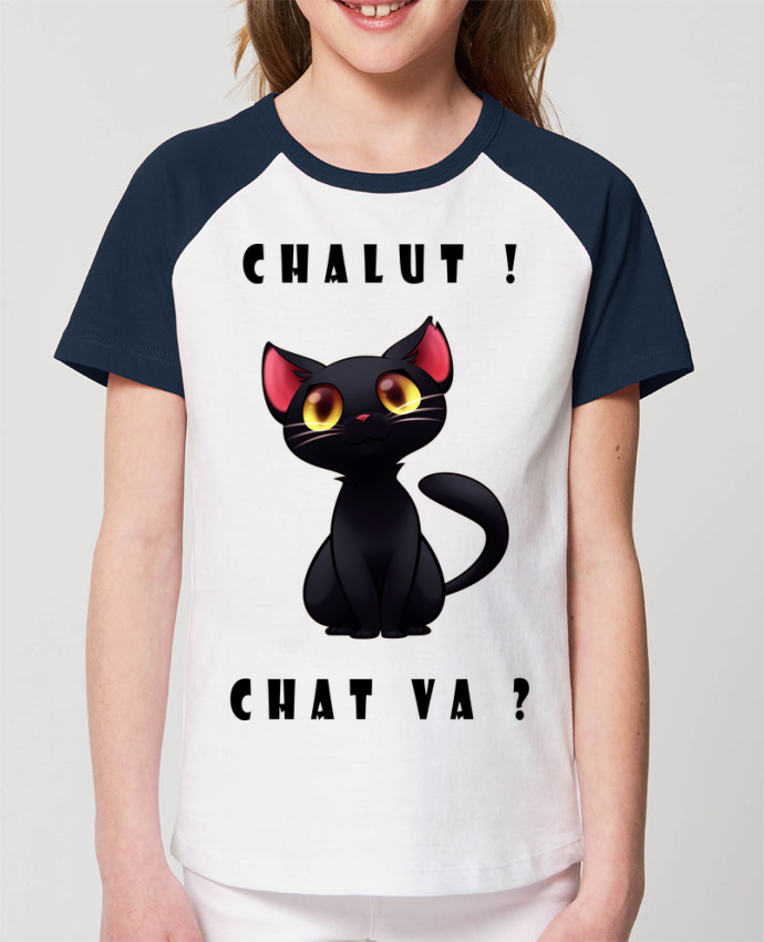 T Shirt Baseball Enfant Coton Stanley Mini Catcher Chalut Chat Va Original Tunetoo